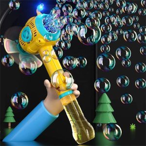 Bubblerainbow Full-Automatic Submarine Windmill Bubble Machine Children’s Hand-Held Toy