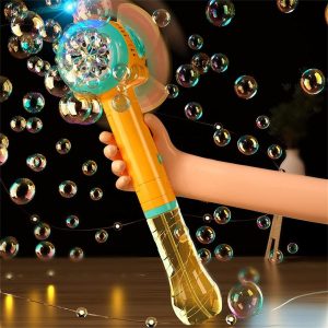 Bubblerainbow Children's Windmill Submarine Bubble Stick Hand-Held Automatic Bubble Toy