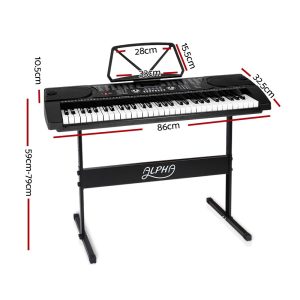 61 Keys LED Electronic Piano Keyboard