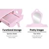 Kids Dressing Table Stool Set Vanity Mirror Princess Children Makeup Pink