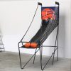 Arcade Basketball Game Hoop LED Electronic Scorer Single Shot Indoor Kid Adult