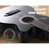 38 Inch Wooden Acoustic Guitar – 34″ Black Set