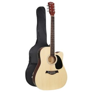 41″ Inch Electric Acoustic Guitar Wooden Classical Full Size EQ Bass