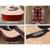 41 Inch Wooden Acoustic Guitar – 41″ Natural