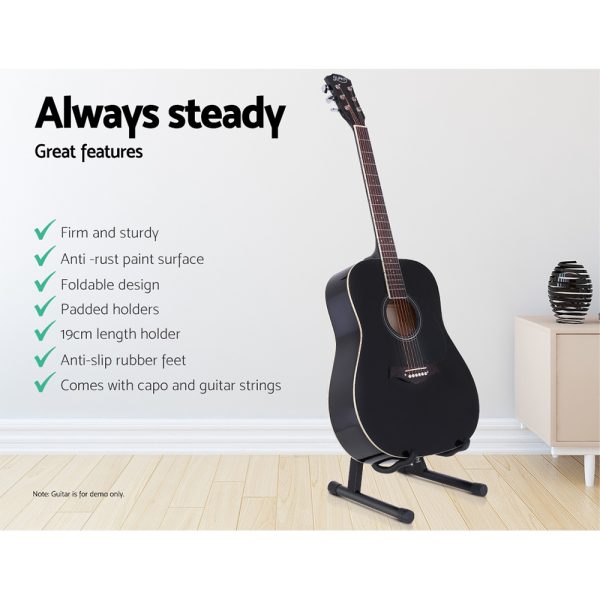 Alpha Guitar Stand Folding Portable Floor Rack Holder