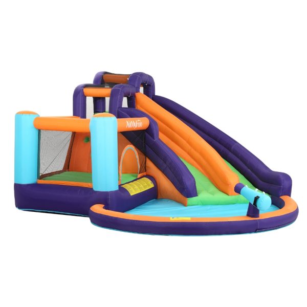 Inflatable Water Slide Kids Jumping Trampoline Castle Double Slide