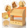 Kids Bookshelf Children Toys Storage Shelf Rack Organiser Bookcase Display – Wooden