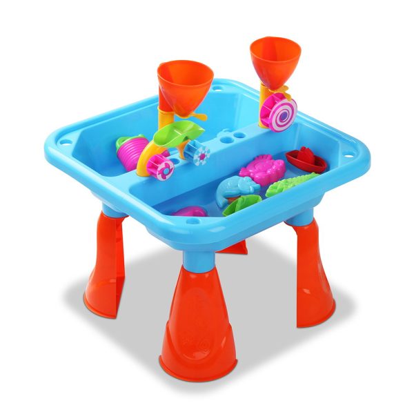 Kids Sandpit Pretend Play Sets Beach Toys Outdoor Sand Water Table Set