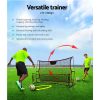 Portable Soccer Rebounder Net Volley Training Football Goal Pass Trainer – 183x122x85 cm