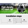 Portable Soccer Football Goal Net Kids Outdoor Training Sports – 369x185x86 cm