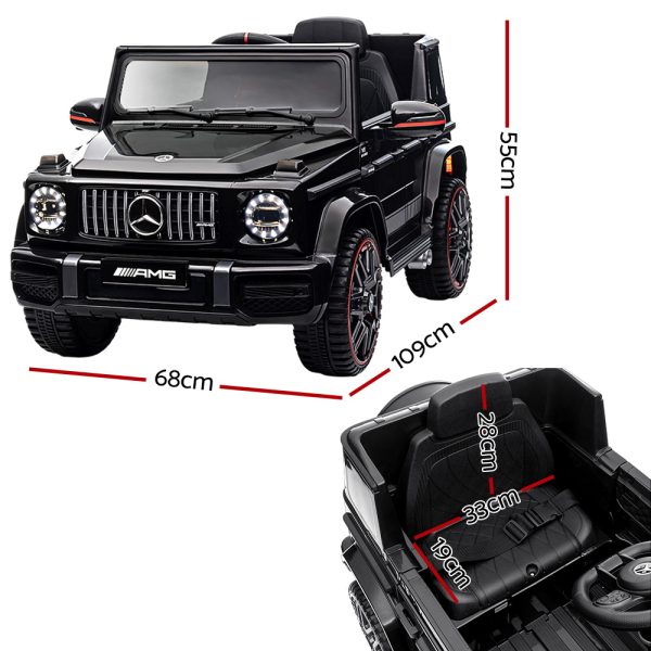 Mercedes-Benz Kids Ride On Car Electric AMG G63 Licensed Remote Cars 12V – Black