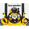 Kids Electric Ride On Car Bulldozer Digger Loader Remote 6V Yellow