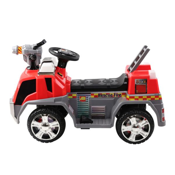 Kids Electric Ride On Car Fire Engine Fighting Truck Toy Cars 6V Red