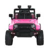 Kids Ride On Car Electric 12V Car Toys Jeep Battery Remote Control – Pink