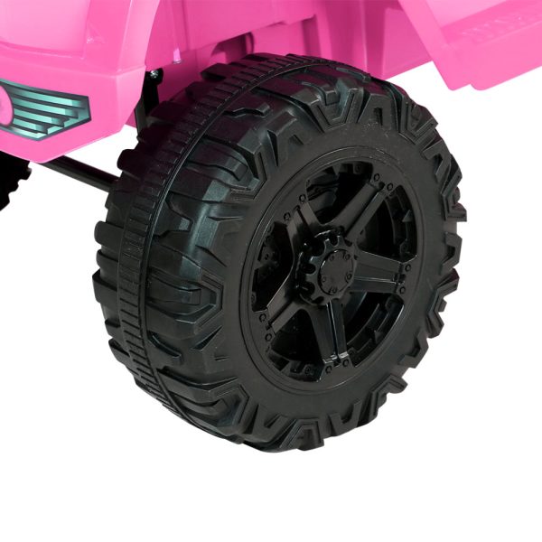 Kids Ride On Car Electric 12V Car Toys Jeep Battery Remote Control – Pink