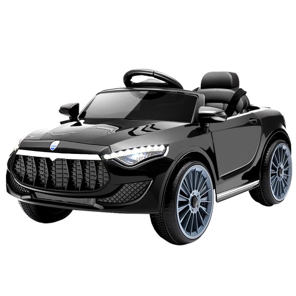 Kids Ride On Car Electric Toys 12V Battery Remote Control MP3 LED – Black