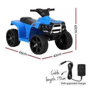 Kids Ride On ATV Quad Motorbike Car 4 Wheeler Electric Toys Battery