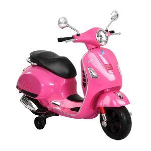 Kids Ride On Car Motorcycle Motorbike VESPA Licensed Scooter Electric Toys