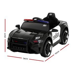 Kids Ride On Car Electric Patrol Police Cars Battery Powered Toys 12V