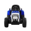 Ride On Car Tractor Trailer Toy Kids Electric Cars 12V Battery – Blue