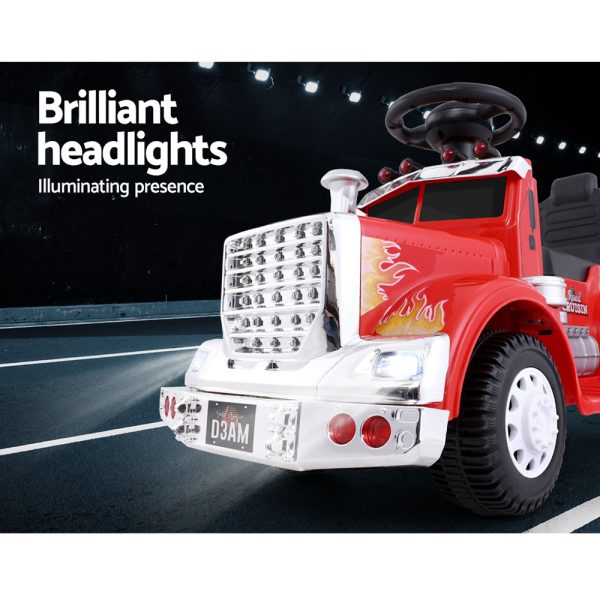 Ride On Cars Kids Electric Toys Car Battery Truck Childrens Motorbike Toy Rigo – Red
