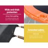 Trampoline Round Trampolines With Basketball Hoop Kids Present Gift Enclosure Safety Net Pad Outdoor – 10ft, Orange