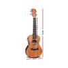 Alpha 26″ Ukulele Equaliser Natural Mahogany Tenor Beginner Gift w/ Bag