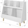 Childrens Shelving Unit, 5 Compartments Bookcase