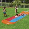 Kids H20GO Double Water Slide with Ramp – 18’/5.49m