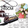 Electric Large Classic Train Set Rail Track Carriages Kids Vehicle Toy Gift