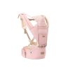 Adjustable Ergonomic Infant Baby Carrier With Hip Seat Stool Wrap Sling Backpack – Pink