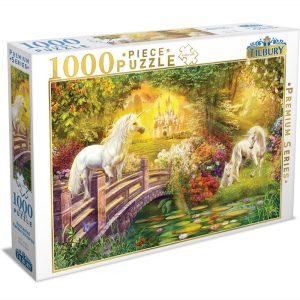 Enchanted Garden Unicorns 1000 Piece Puzzle