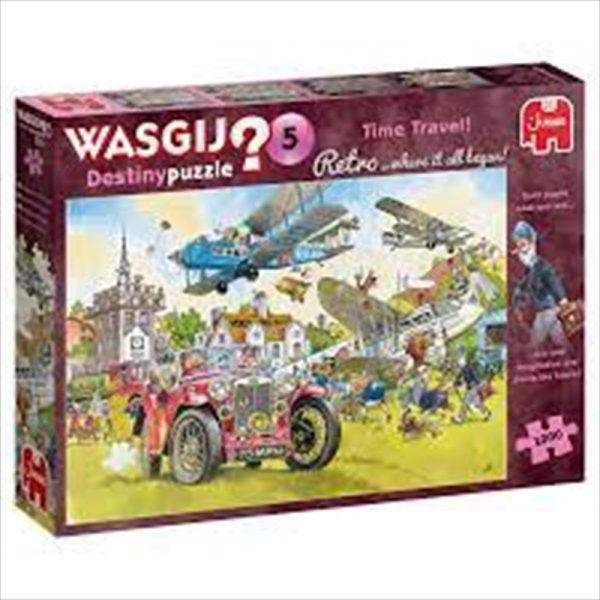 Wasgij 1000 Piece Puzzle – Destiny Retro Time Travel  (JUMBO)