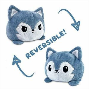 Reversible Plushie – Wolf Gray/White