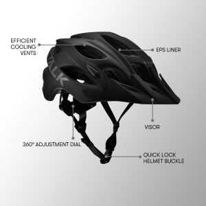 VALK Mountain Bike Helmet Bicycle MTB Cycling Safety Accessories