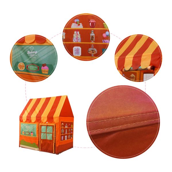 Kids Dessert House Tent (Brown)