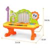 Kids Toy Musical Spray Electronic Piano Keyboard (Yellow) GO-MAT-115-XC