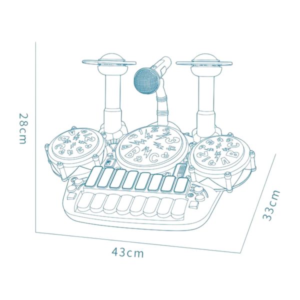 Kids Toy Educational Drum Set