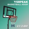 Verpeak Basketball Hoop Stand ( 2.1M – 2.60M ) BLACK VP-BHS-102-SBA