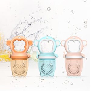 2 X Newborn Baby Food Fruit Nipple Feeder Pacifier Safety Silicone Feeding Tool