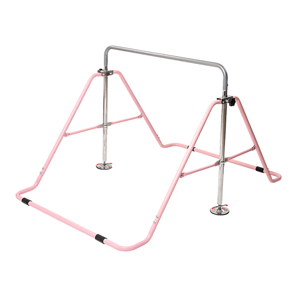 Kids Gymnastics Bars Training Horizontal Bar Monkey Kip Bar Pink