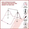 Kids Gymnastics Bars Training Horizontal Bar Monkey Kip Bar Pink