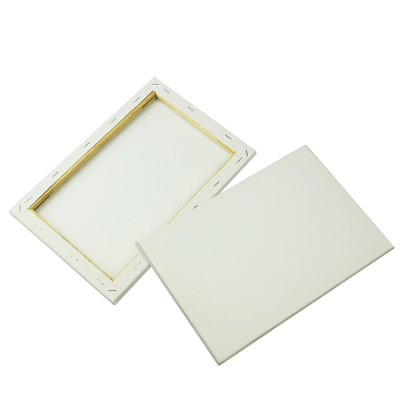 5 pack Artist Blank Stretched Canvas Canvases Art Large White Range Oil Acrylic Wood – 20 x 30 cm