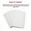 5 pack Artist Blank Stretched Canvas Canvases Art Large White Range Oil Acrylic Wood – 20 x 30 cm