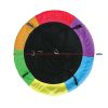 1m Tree Swing in Multi-Color Rainbow Kids Indoor/Outdoor Round Mat Saucer Swing